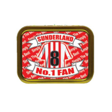 Sunderland Football Shirt Tobacco Tin Gift & Smoking Products