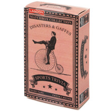 Matchbox Disasters & Gaffes Sports Trivia Cards Fun Facts Travel Gift