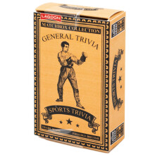 Matchbox General Sports Trivia Cards Fun Facts Travel Gift