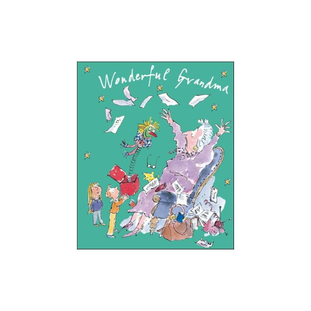 Woodmansterne Wonderful Grandma Quentin Blake Christmas Greeting Card Popular Xmas Cards