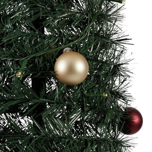 Home 6ft Pop Up Pre-Lit Christmas Tree - Green 2