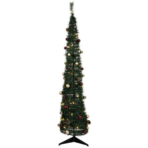 Home 6ft Pop Up PreLit Christmas Tree Green on OnBuy