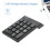 18 Keys 2.4G Numeric Keypad Laptop Tablet Digital Wireless Numpad Keyboard New 3