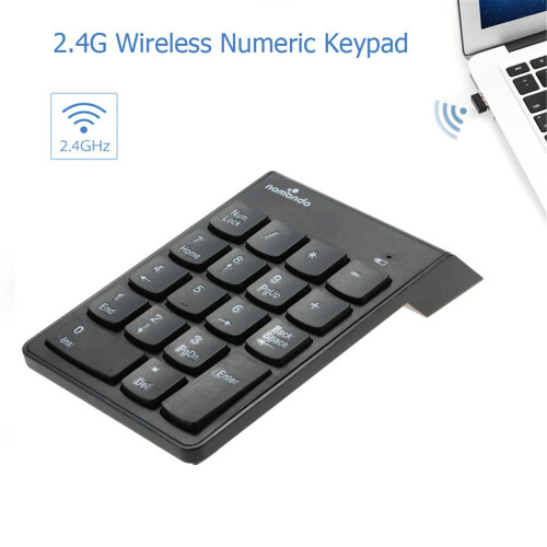 18 Keys 2.4G Numeric Keypad Laptop Tablet Digital Wireless Numpad Keyboard New 2