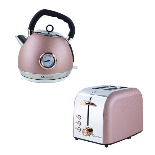 SQ Professional (Pink) SQ Professional Epoque 1.8L Kettle-2 Slice Toaster 1