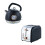 SQ Professional (Black) SQ Professional Epoque 1.8L Kettle-2 Slice Toaster 2