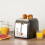 SQ Professional (Black) SQ Professional Epoque 1.8L Kettle-2 Slice Toaster 4