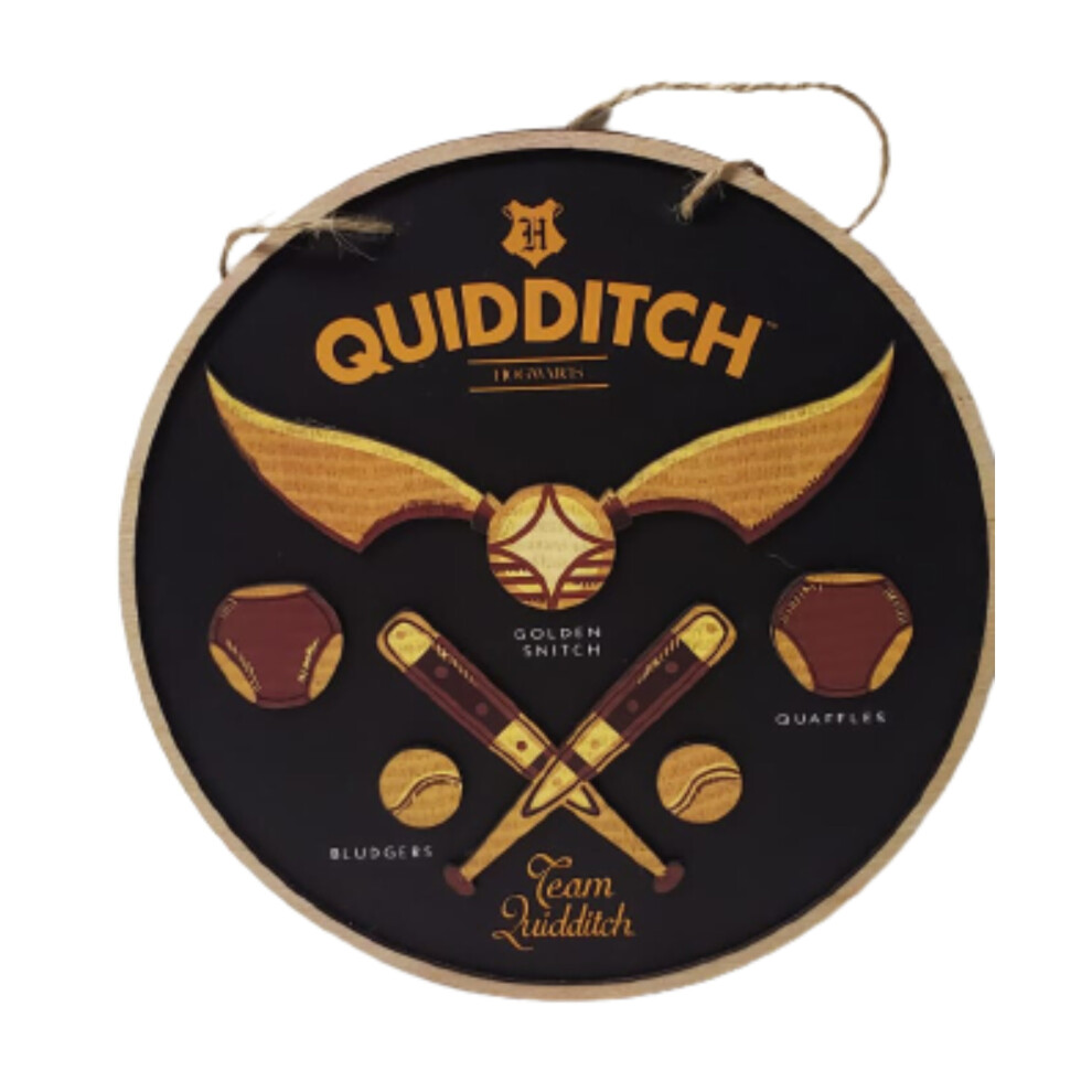 Official Harry Potter Door Hanger Hogwarts Team Quidditch Xmas Gift