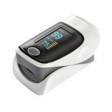 (Grey) Blood Pressure Monitors Fingertip Heart Rate Monitor With Pulse Oximeter