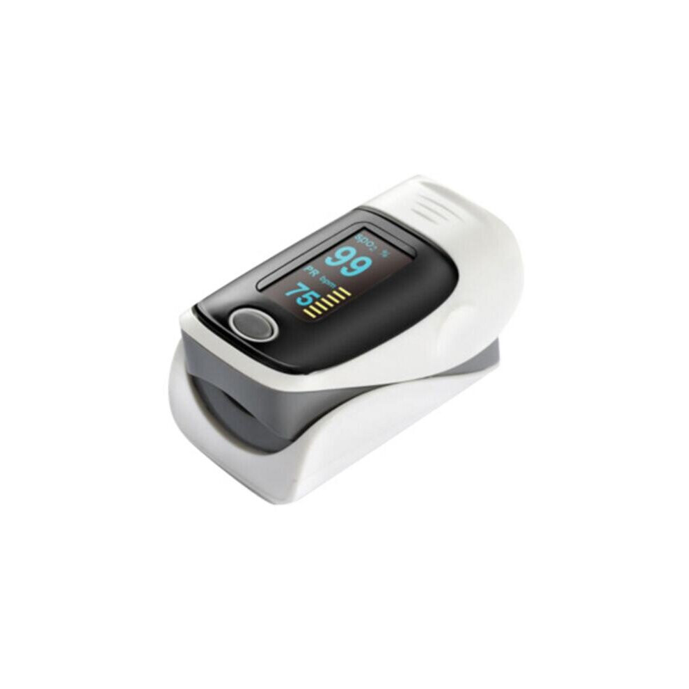 (Grey) Blood Pressure Monitors Fingertip Heart Rate Monitor With Pulse Oximeter