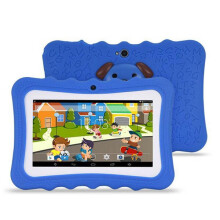 (Blue) Kid's Tablets & Computers Colourful 7-Inch Android Tablet With Protective Case For Children