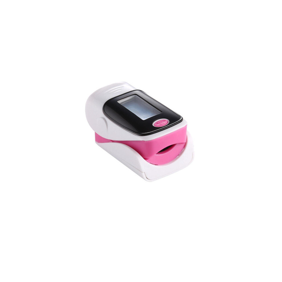 (Pink) Blood Pressure Monitors Fingertip Heart Rate Monitor With Pulse Oximeter