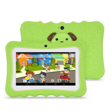 (Green) Kid's Tablets & Computers Colourful 7-Inch Android Tablet With Protective Case For Children