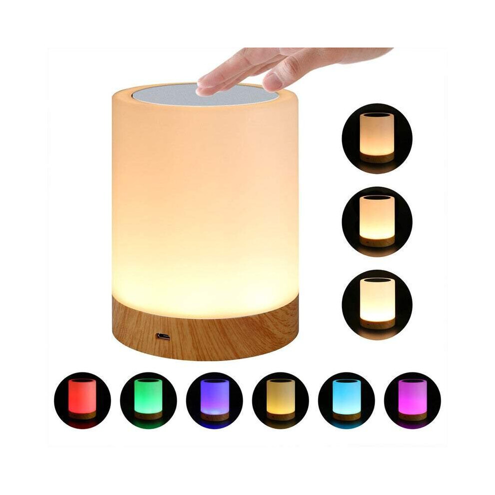 Night Lights & Light Projectors Rechargeable Led Colour Changing Bedside Table Lamp