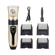 Pet Shearing & Clipping Usb Rechargeable Dog Grooming Kit Electric Dog Clipper Comb Set Pet Hair Trimmer