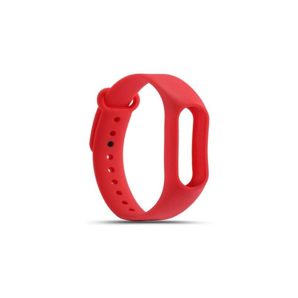 Watches For Xiaomi Mi Band 2 Replace Wrist Strap Belt Silicone Colourful Wristband Smart Bracelet Accessories- Red 616908257714