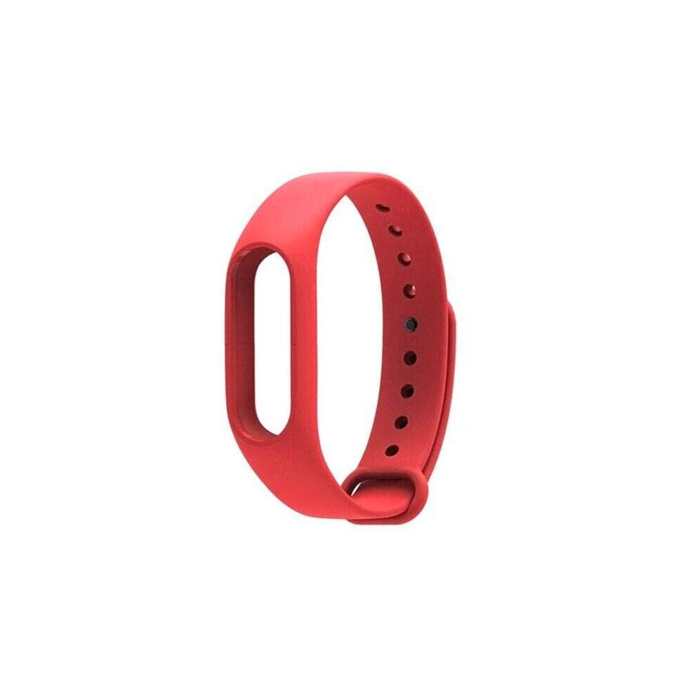 Watches Silicone Replacement Wristband Strap For Xiaomi Mi Band 2- Red 616908257738