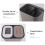 Living And Home (Grey) Duo Double Recycling Bin 15L Twin 2 Section Compartment Kitchen Rubbish Dustbin 4