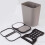 Living And Home (Grey) Duo Double Recycling Bin 15L Twin 2 Section Compartment Kitchen Rubbish Dustbin 6