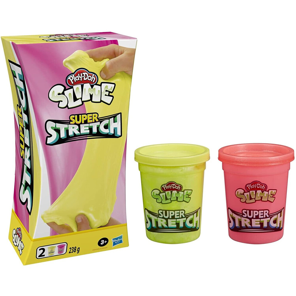 Play-Doh Super Stretch Yellow and Pink 2 Pack