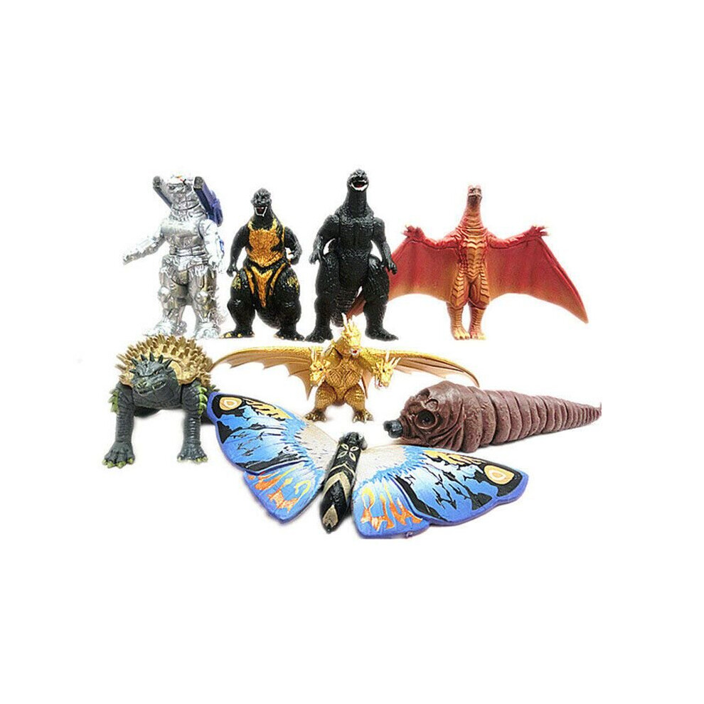 8pcs PVC Godzilla King of the Monsters Action Figure Toy Doll for Kids Gift