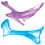 Play-Doh Play-Doh Super Stretch Purple and Blue 2 Pack 2