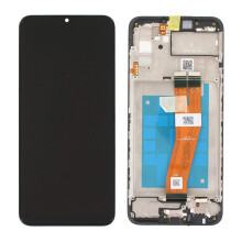 Genuine Samsung A025F Galaxy A02S LCD Screen & Touch Digitiser On Frame - Non EU Version