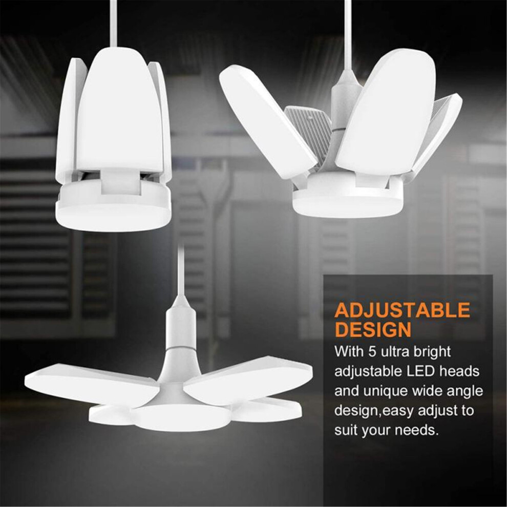 Garage Four Leaf Folding Lights Constant Current Lighting Lamp Deformation Lamps-image-OPC-P8FK9XN-NEW