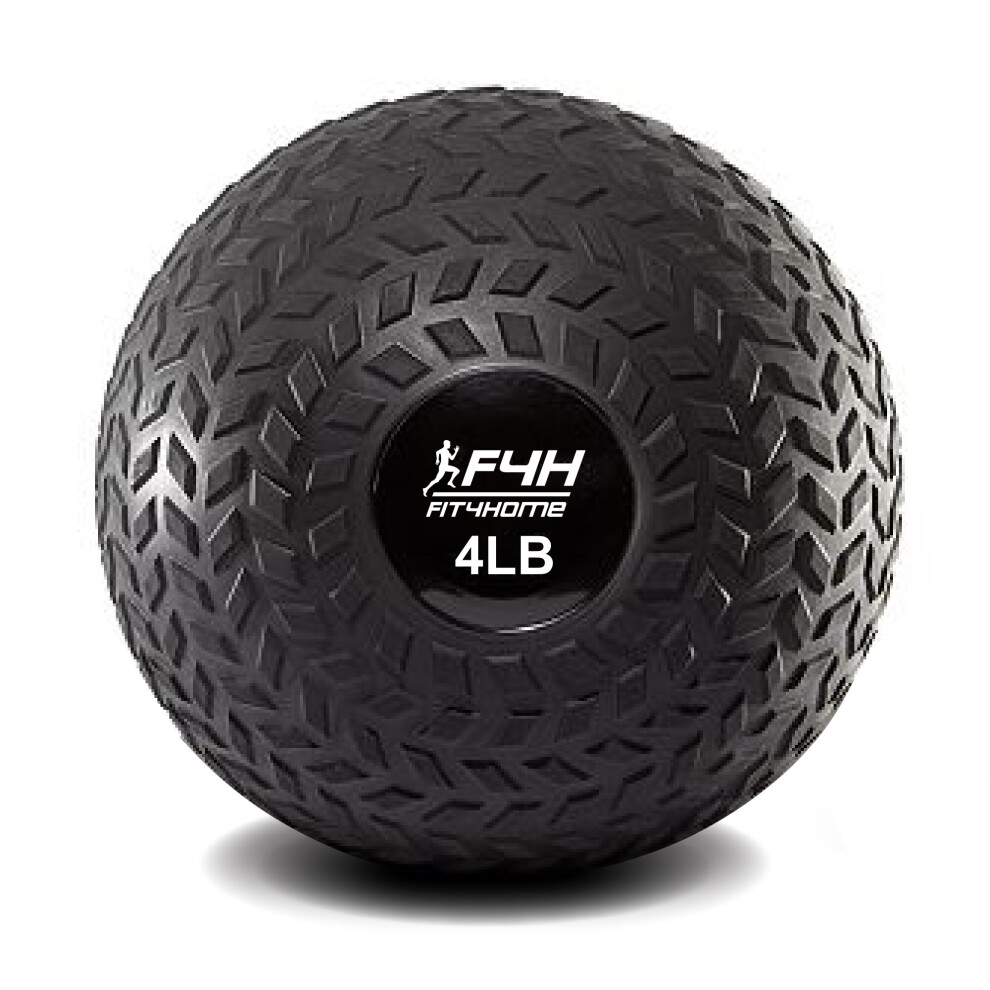 Textured Grip Medicine Balls Weighted Power Exercise Slam Ball 3.6KG