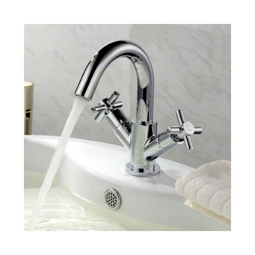 NES Home Crox Basin Mixer Tap Chrome