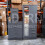 RD Furniture Ready assembled 3 Pcs Classic 2 Door Mirrored Combi Wardrobe, Chest And Bedside Set Grey 2
