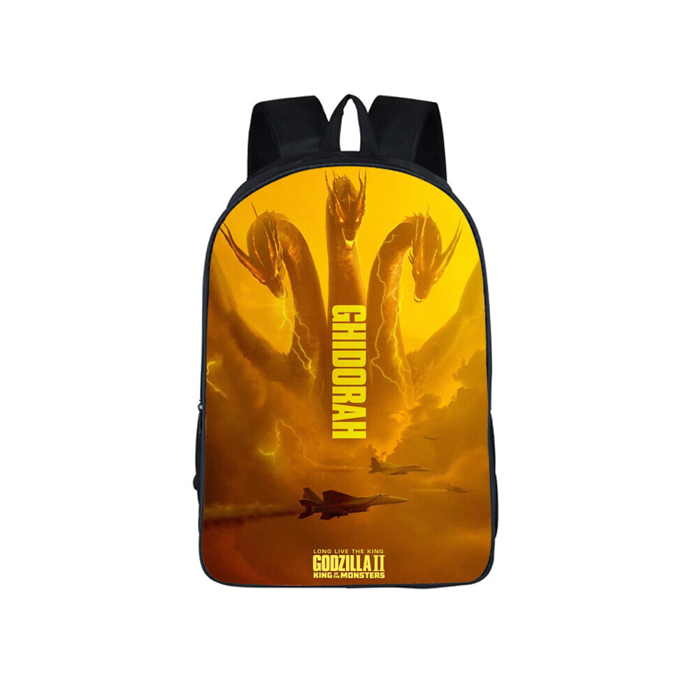 (#6) Godzilla King of the Monsters Backpack School Bag Students Bookbag-image-OPC-P8FK95Y-NEW