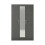 RD Furniture Ready assembled Classic 3 Door Mirrored Wardrobe Grey 1