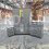 RD Furniture Ready assembled Classic 3 Door Mirrored Wardrobe Grey 2