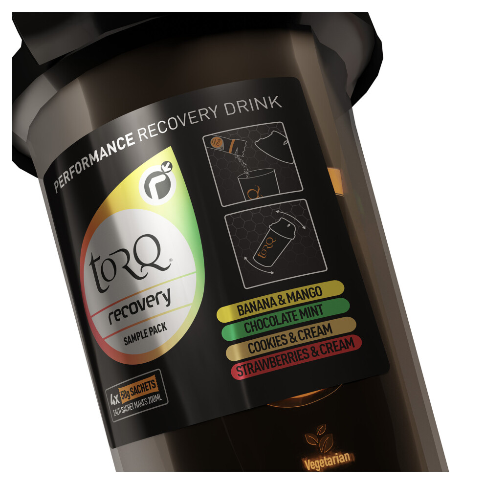 Torq Recovery Mixer Bottle Pack 4 Mixed Flavours 