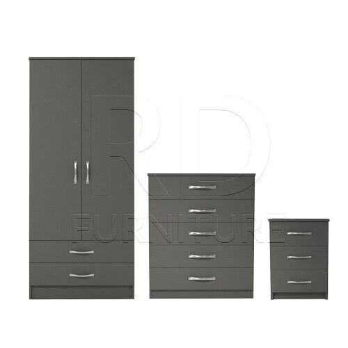 Ready assembled wardrobe on sale with drawers