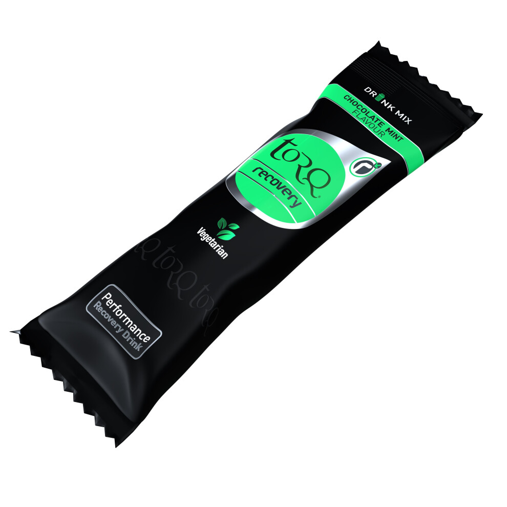 Torq (50 G, Chocolate Mint) Recovery Drink Single Serve Sachets - Pack Of 10