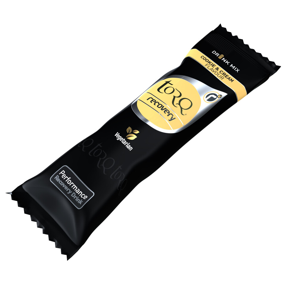 Torq (50 G, Cookies & Cream) Recovery Drink Single Serve Sachets - Pack Of 10