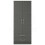 RD Furniture Ready assembled Classic 2 Door 2 Drawer Wardrobe Grey 1