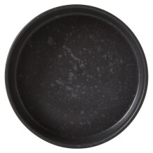 Textured Large Grey Stoneware Bowl,Dual Grey Shaded Bowl With Splash Marks,Sturdy Bowl For Everyday Use
