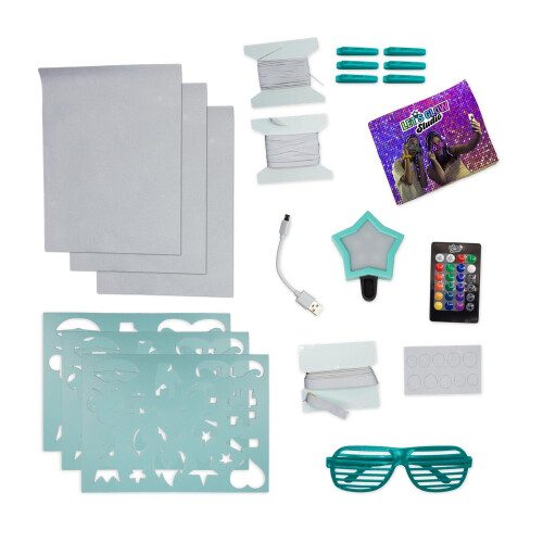 Let's Glow Studio Lets Glow LED Clip with Lights Up Reflective Material 2