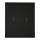 RD Furniture Ready assembled Classic 4 Door Wardrobe Black 1