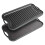 Pre-Seasoned Cast Iron Griddle Tray - Double Sided 1