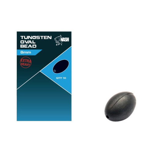 Nash (4mm) Nash Tungsten Oval Beads