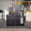 RD Furniture Ready assembled Classic 2 Door Mirrored Wardrobe Black 2