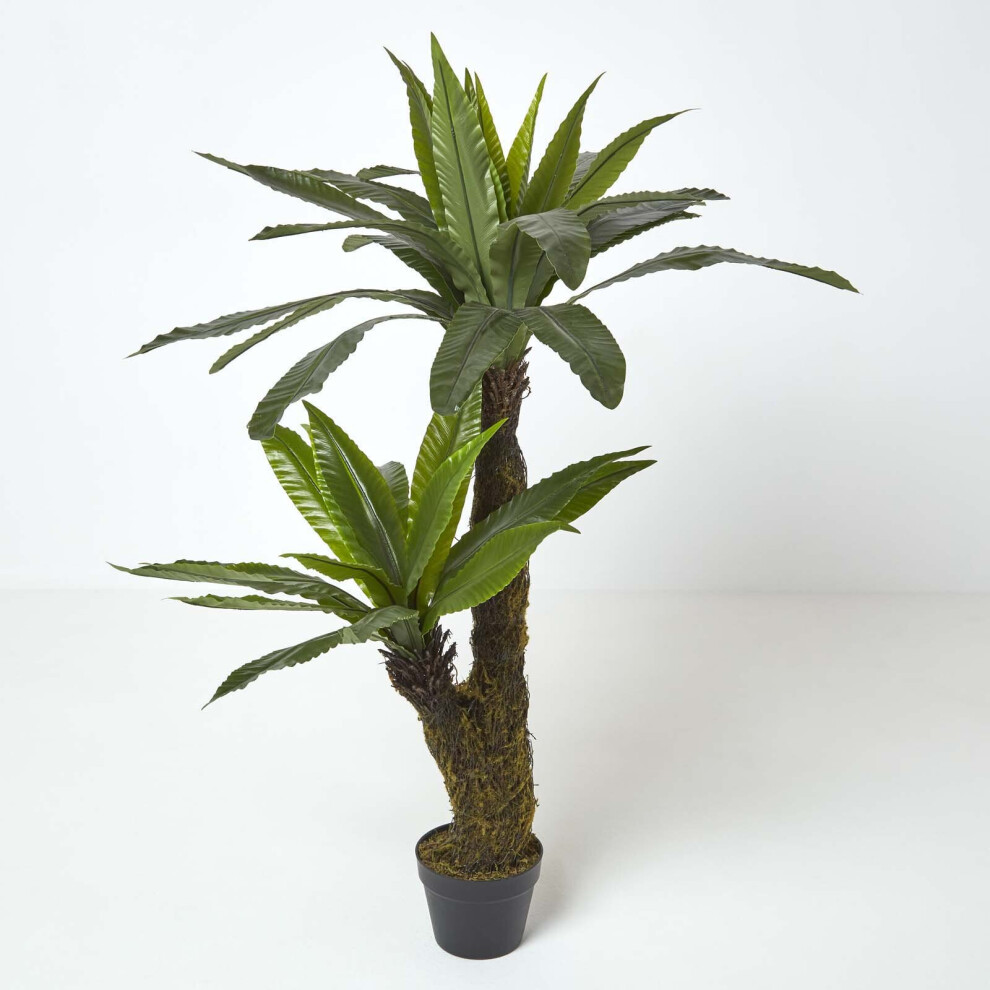 Homescapes Artificial Birds Nest Fern In Pot, 120 Cm Tall Green