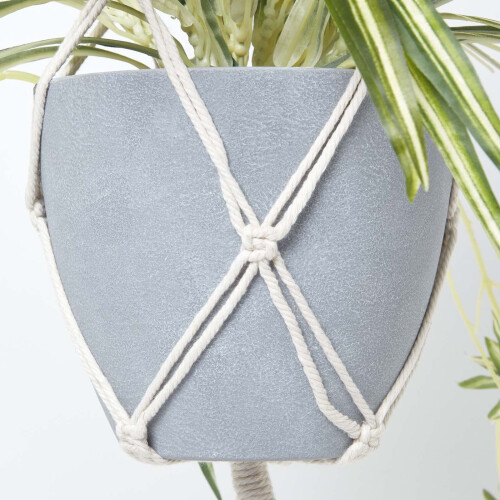 Homescapes Homescapes Artificial Hanging Basket Spider Plant, 95 cm 2