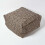 Homescapes (60 x 60 x 30 cm) Black and Cream Bean Footstool with Aztec Pattern 3