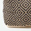 Homescapes (60 x 60 x 30 cm) Black and Cream Bean Footstool with Aztec Pattern 4