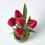 Homescapes (Red) Artificial Tulips in Grey Decorative Stone Pot, 27 cm 2